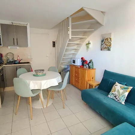 Pavillon T3 Climatise A 50m De La Avec Terrasse Et Parking Prive, Jusqu'a 4 Couchages - Fr-1-781-9 Prázdninový dům Valras-Plage